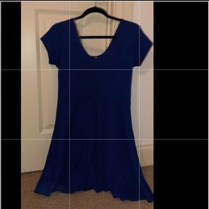 Royal blue dress